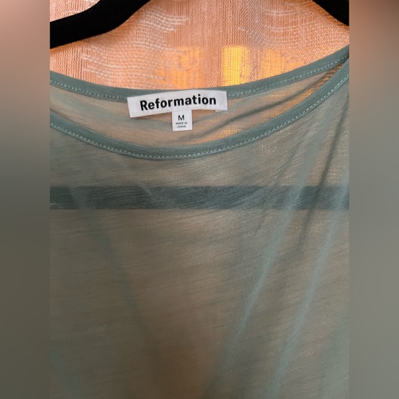 Reformation Rose Sheer Knit Top ✨NWT✨ - Picture 4 of 5